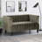56.75" Flared Arm Settee Sofa-366084212