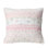 Romantic Chic Embroidered Cotton Throw Pillow
