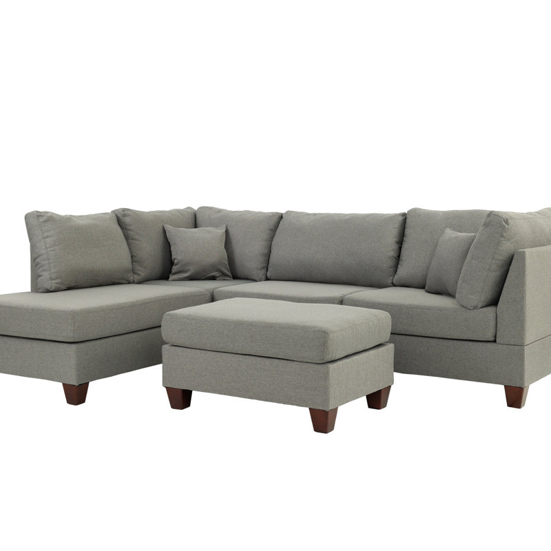 3-PC SECTIONAL Polyfiber Sectional Sofa