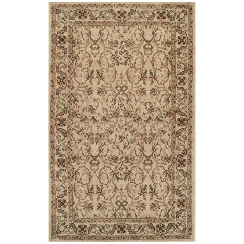Tapis d'intérieur traditionnel Horrell, Rectangle 8 pi x 10 pi