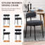 Chaises d'appoint rembourrées avec structure en fer-380601326