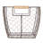 Chicken Wire Basket with Wood Handles