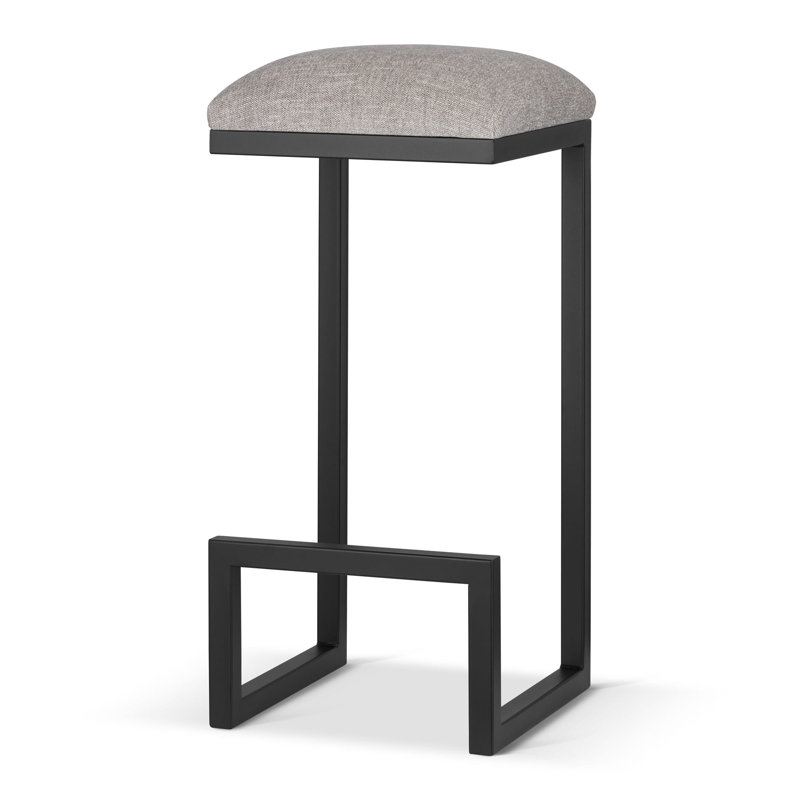 Maela Upholstered Counter Stool with Metal Frame