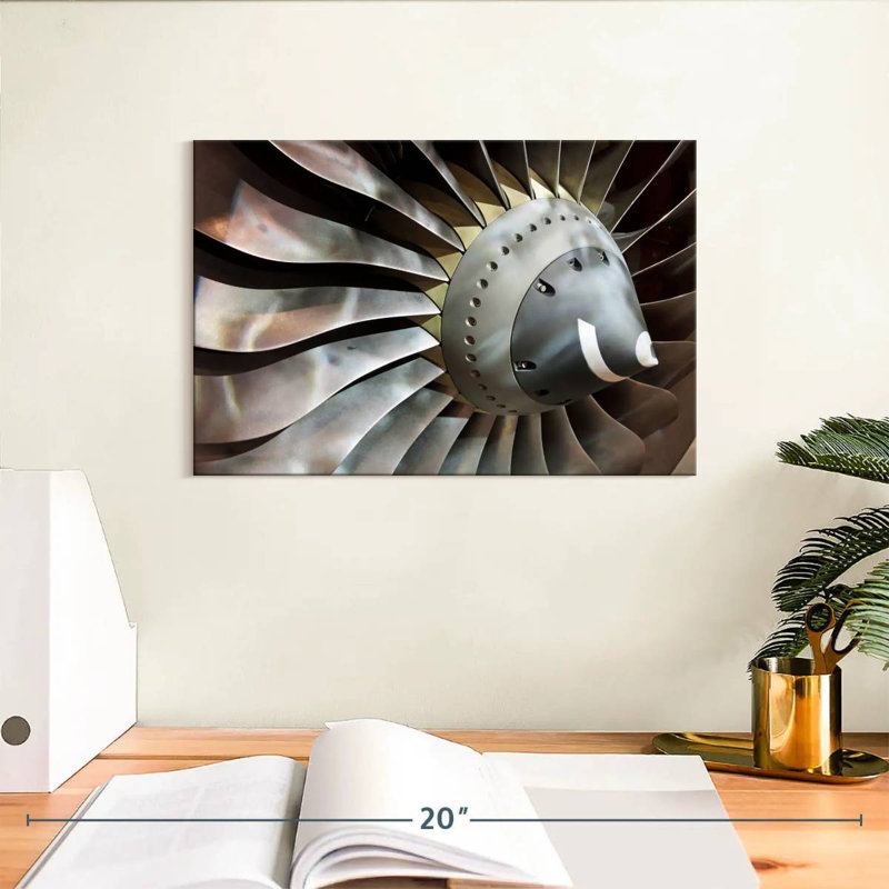 Mehar Aircraft Turbo Engine, 8" H x 12" W