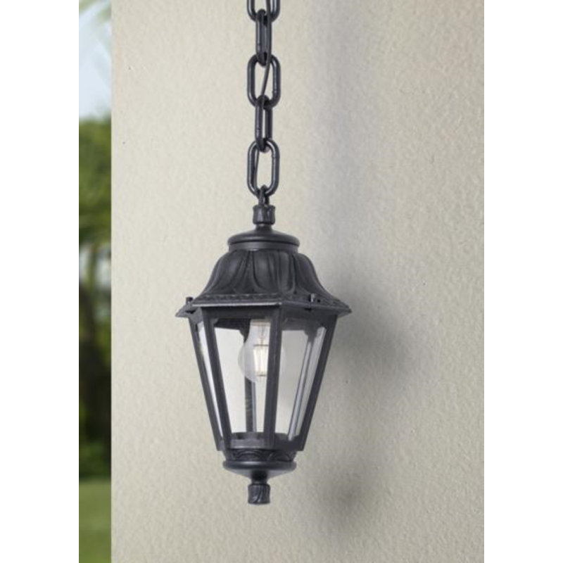 Wootton Outdoor Hanging Lantern, Black