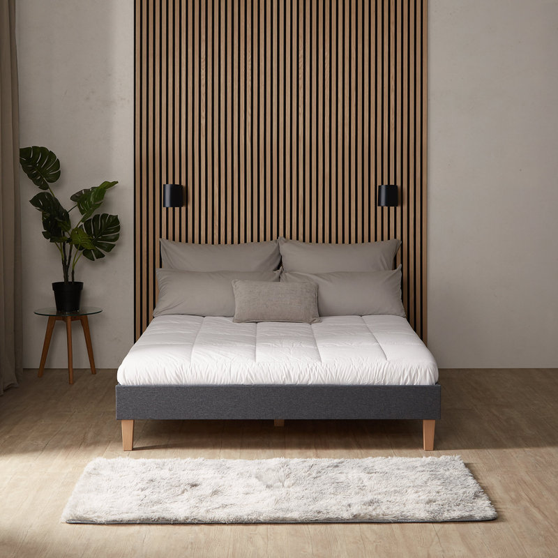 Dayna Upholstered Platform Bed, 140 x 200cm