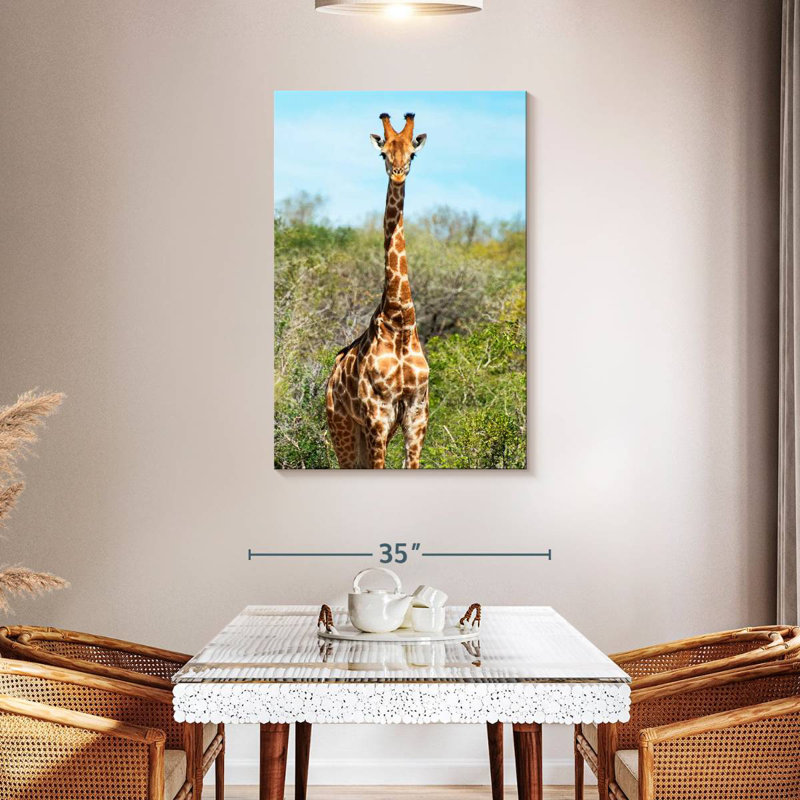 Brampt Awesome Afrique du Sud - Portrait de girafe I, H 45 po x l 30 po