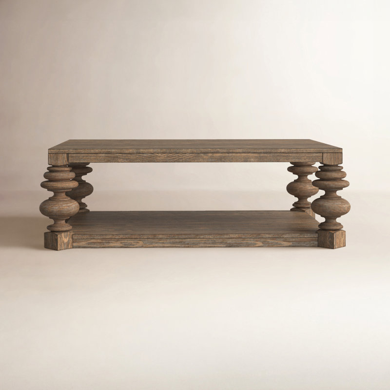 Meliah Solid Wood Coffee Table