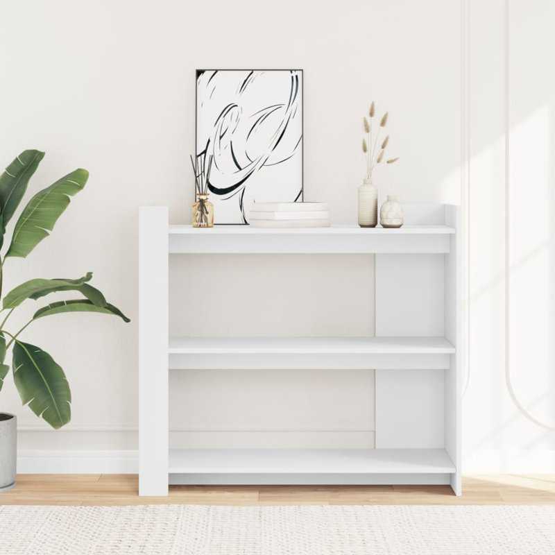 7-7 100cm Console Table, White