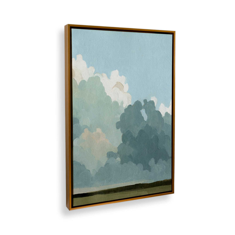 «Tranquil Overgrowth II», Or poli, H 18,75 po x l 12,75 po