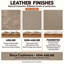 Optima Refined 100% Top Grain Leather Loveseat, Made to Order-296676378