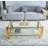 Allysah Glass Top Coffee Table-98449944-98449942