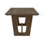 Ensemble de salle à manger rectangulaire en bois avec chaises rembourrées en cuir Vegan-1158215247