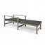 Chaise longue d'extérieur en rotin