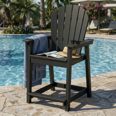 Hdpe Outdoor Adirondack Bar Chair