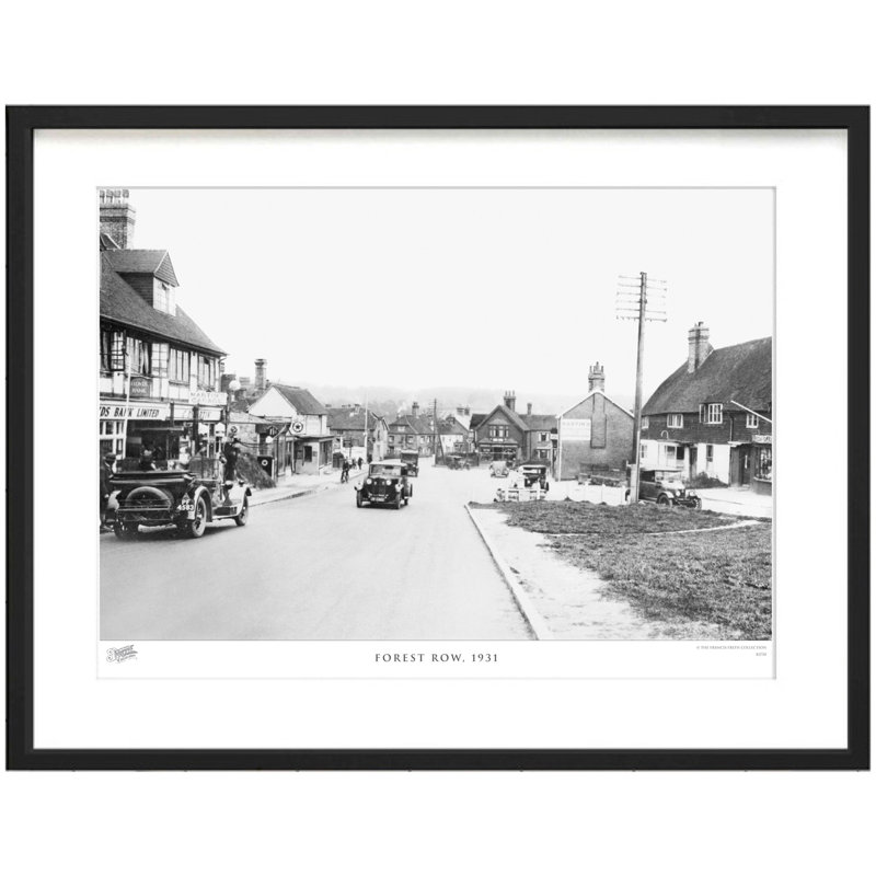 Forest Row, 1931 by Francis Frith - Single Picture Frame Print, 28cm H x 36cm W x 2.3cm D