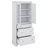 70.1" Contemporary High Freestanding Tall Bathroom Cabinet With 2 Adjustable Shelves, 3 Drawers & Soft-Close Glass Doors-1985741030