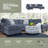 Upholstered 118 " U-Shaped Corner Sectional with Ottoman