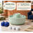 2.1L/71oz Cupcake-Style Ceramic Cat Water Fountain.