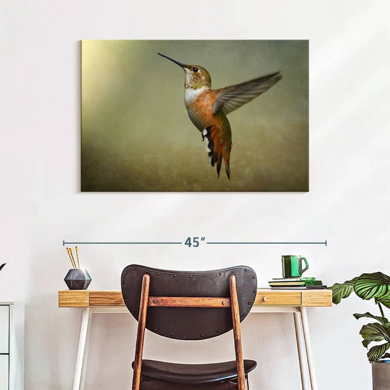 Brampt Female Rufous Hummingbird, 26" H x 39" W