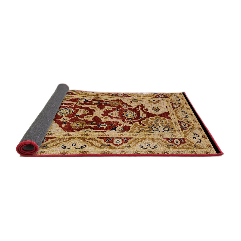 Tapis oriental rouge / beige Bannerman, Rond 5 pi
