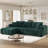 109" Channel Tufted Upholstered L-Shape Sectional Sofa Chaise-532550535-510887628-532550539