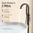 KES Free Standing Bathtub Faucet with Rough-In Valve & 2-Function Handshower for Tub Rinsing & Bathing, High Flow 2-Min Fill Floor Mount Tub Filler, Anti-Wobble Base, Matte Black