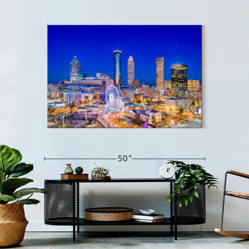 Kavia Spectacular Atlanta Night, H 32 po x l 48 po