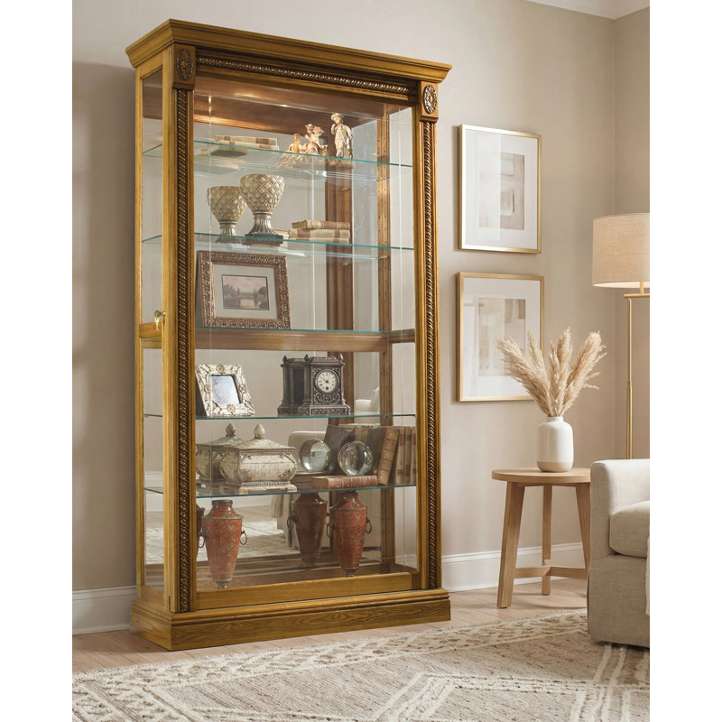 Vitrine lumineuse Spenser, Chêne héritage