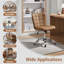 Modern Tufted Armless Leather Desk Chair-1189019835