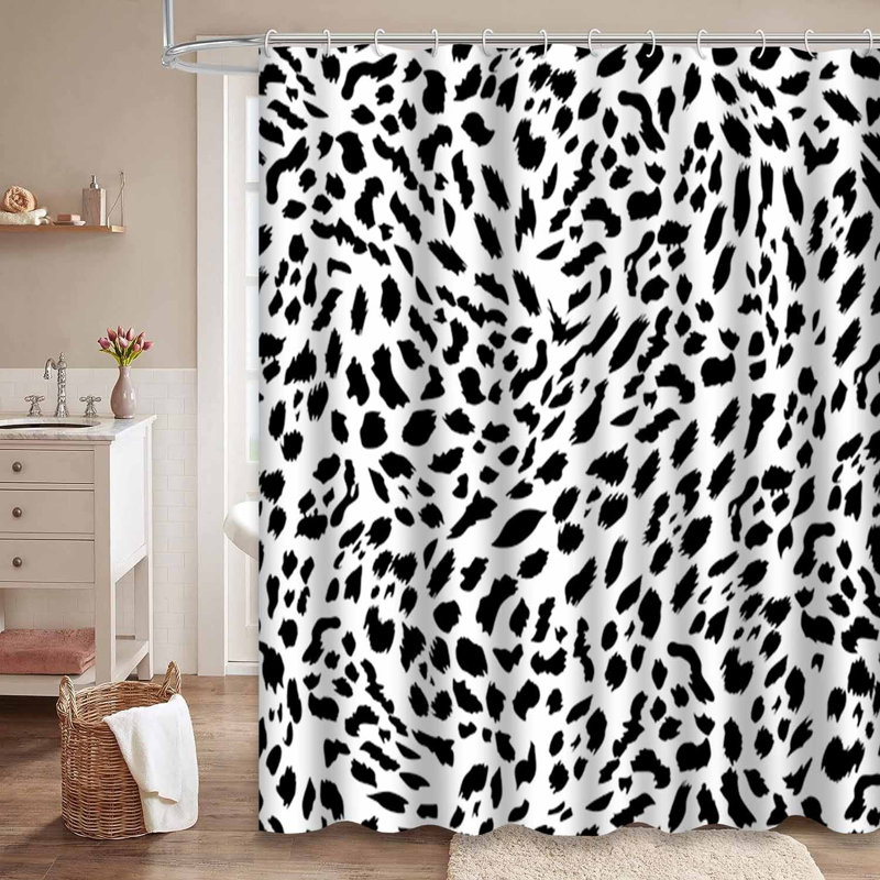 Rideau de douche Cheetah Leopard, L 72 po x l 72 po