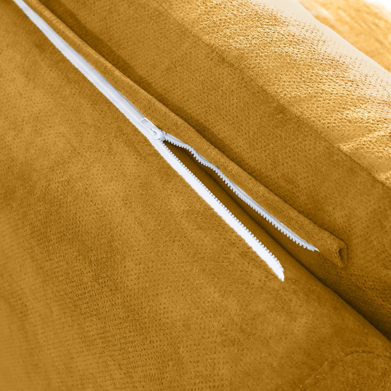 Canapé paresseux rembourré 32 "Big Chaise, Jaune