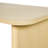 Lily 68.75" Rectangular Dining Table with Ribbed Rubberwood Legs