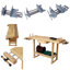 Établi en bois pour atelier et maison