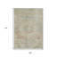 Tapis intérieur / extérieur brun clair 9 'x 12' Medallion