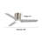 48" Pure 3 - Blade LED Standard Ceiling Fan with Wall Control and Light Kit Included-49929429