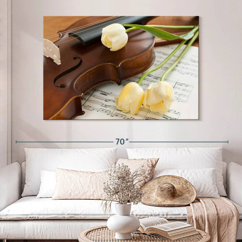 Abarca Violin And Tulips