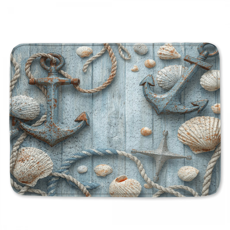 Tapis de bain Rustic Iyana, L 34 po x L 21 po