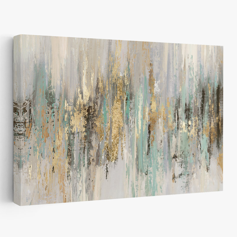 Dripping Gold I, 40" H x 60" W