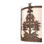 2 - Light Flush Mounted Sconce