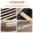 Upholstered Platform Bed with Hydraulic Lift-1630187319-1630187312