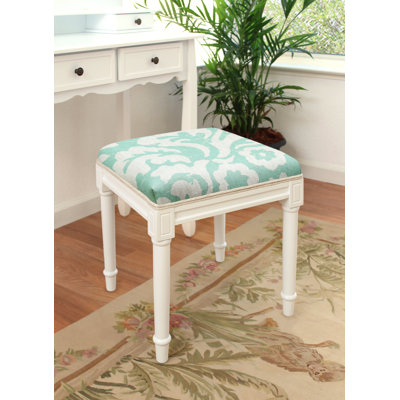 Tabouret de coiffeuse en bois massif