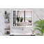 Miroir de meuble-lavabo mural 30 po x 36 po à DEL avec interrupteur tactile antibrouillard blanc / chaud / naturel réglable-277471078