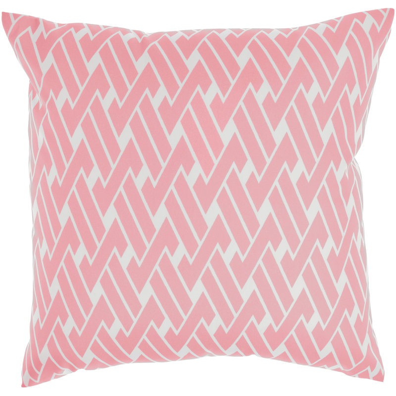 Coussin décoratif 20 "x 20" Waverly, Corail rose