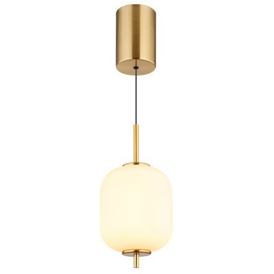 Abhyuday 1 - Light Brass LED Pendant