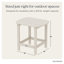 Table d'appoint POLYWOOD South Beach 18 "-30469652