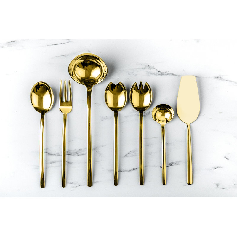 Due 7 Piece Stainless Steel Hostess Set