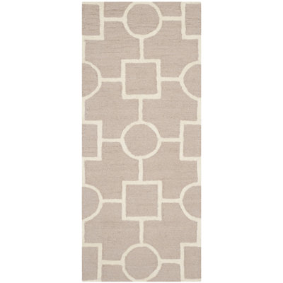 Deedgra Hand Tufted Wool Geometric Rug