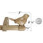 Tringle à rideaux simple réglable Kolb-1896707081-1896707085