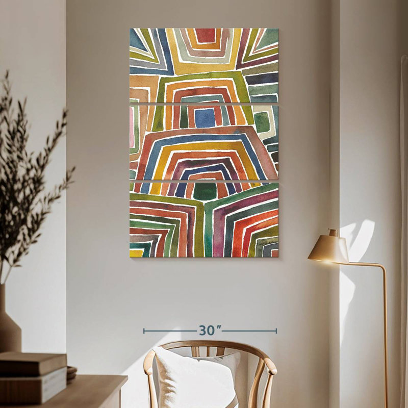 Avery Stripes II, 65" H x 42" W